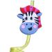 iwobi 12 Pcs Animal Curly Straws Reusable Plastic Curly Novelty Straws for Kids Birthday Party - Buy Online on SooperMarket.com