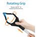 Reacher Grabber Tool Pickup Tool Reaching Assist Tool for Trash Pick Up Nabber Litter Picker 82cm Foldable Grabber Reacher for Elderly Lightweight Extra Long Handy Trash Claw Grabber Arm Extension Blue - Buy Online on SooperMarket.com