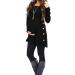Maternity Dot Print Breastfeeding Hoodie Sweatershirt | Plus Size Nursing Clothes | Maternity Tops for Work | UK Size S-4XL | Promotion Sale - Black - Buy Online on SooperMarket.com