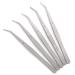 Overlocker Machine Tweezers Curved Tweezer Steel 5Pcs Curved Tweezer Stainless Steel Positioning Tweezers Sewing Machine Accessories