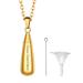 Prosteel urn chain personalized cross/maria/life tree trailer necklace memorial ash pendant with 55cm/50cm chain chain stainless steel/18k gilded memory jewelry accessory 09 gold not personalized
