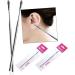 KALLORY 5pcs Ear Wax Scoop Kit - Ear Cleaner Spring Tool Ear Spoon Silver Wax Remover - Buy Online on SooperMarket.com
