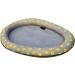 Pet Float Raft Puppies Swimming Floating Raft Pet Dog Cat Pool Float Inflatable Bed Beach Toy for Dogs Ring Raft Float for Pet Gray - Buy Online on SooperMarket.com