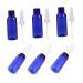 FOMIYES 6pcs Round Shoulder Bottle with Nasal Spray Plastic Cleaner Travel Cosmetic Containers Glass Cleaner Refillable Spray Bottle Iodine Nasal Spray Plastic Nasal Spray Sub Bottle Blue