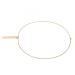 Stress Relief Mindful Necklace Increase Lung Volume Reduce Anxiety Mindful Breathing Necklace Skin Friendly for Men for Daily Wear (Gold)