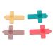 4Pcs Silicone Baby Teether Toy - Infant Teething Relief for Sore Gums | Chew Toys for Comfort - Buy Online on SooperMarket.com