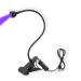 ASHATA UV Lamp, 3W 5V 395nm UV Light with Gooseneck and Clamp, Multi USB Ultraviolet Light for Nail Glue Curing, Cellphone Repair, Resin Curing, Check Money, etc