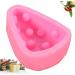 HOMSFOU Cupcakes Raclette Silicone Fondant Molds Silicone Chocolate Fondant Silicone Molds Silicone Pastry Mould Chocolate Cake Silicone Molds for Soap Fondant Mould Brownie 3D Non Stick 10.5x6.2x3.5cmcm Pink - Buy Online on SooperMarket.com