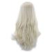 BGHJUE Blonde Lace Front Wig - 26-Inch Silk Straight Heat Resistant Synthetic Wig for Women - Glueless & Stylish - Buy Online on SooperMarket.com