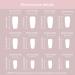 Ruarby 24x/Box Full Cover False Nails French Tip False Nails White French Press On Nails Artificial Nails Manicures Supplies - Buy Online on SooperMarket.com