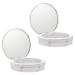 Healeved 4 Pcs Storage Box Cosmetic Case Compact Pressed Powder Case Empty Cushion Compact Case
