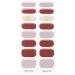 Semi Cured Gel Nail Polish Stickers Fashion Classical Nails Strips Waterproof Adhesive Full Wraps Gel Nail Art Stickers Semi Cured Gel Nail Strips Starter Kits BSG0332