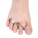 Toe Separators 8 Pcs Reusable Silicone Toe Spacers Nail Art Toe Separation Tool Pedicure Care(MY-01)
