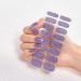 8 Sheets 128 Pieces Full Cover Nail Art Stickers - Self-Adhesive Solid Color Strips for Women | Real Nail Polish Decal Strips - International Shipping Available - Buy Online on SooperMarket.com