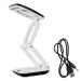 yuoseg Lighted Desk Magnifying Glass Lamp with Light on Stand Led Portable Pocket Magnifier Visor Folding 3X for Reading Hobby
