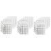 Balacoo 1800 Pcs Makeup Glue Sticker for Eyelash Extension Tool Tray Lash Tray Silver Tray False Eyelashes Serving Tray False Lashes Extension Glue Sticker Stickers Adhesive Sticker