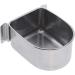 LOVIVER Stainless Steel Bird Feeding & Water Bowl for Parrots Cockatiels Budgies - Hanging Bowl (1pc) - Buy Online on SooperMarket.com
