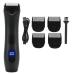 MAYiT Hair Clippers for Men Electric Body Trimmer and Shaver for Men Body Groomer Groin&Ball Pubic Hair Trimmer Replaceable Ceramic Blade IPX7 Waterproof Black Set