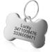 LYL Premium Engraved Personalised Pet Dog Cat Name ID Stainless Steel Tag Collar (L Bone) L (Pack of 1) Bone - Buy Online on SooperMarket.com