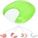 Durable Orthodontic Holder Case - Portable Denture Container with Pressure Lock Design (Light Green) | International Shipping Available - Buy Online on SooperMarket.com