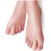 Lurrose 4pcs Silicone Gel Thumb Toe Protectors - Foot Cap Gel Pad Sleeves for Toe and Thumb - Nylon Sleeve Buffer Tube - Finger Cot Toe Cover - Thumb Picture 1 - Buy Online on SooperMarket.com