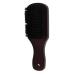 Beard Styling Brush - Soft Elastic Mustache Brush with Wooden Handle for Grooming and Care | International Shipping Available - Buy Online on SooperMarket.com