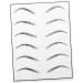 Beavorty 15 Sheets Eyebrow Microblading Makeup Practice Skin Silicone Eyebrow Practice Skin Eyebrows - Buy Online on SooperMarket.com