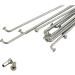 10 x 264MM Stainless Steel Bicycle Spokes with Nipples for 26inch/700C Wheels - High Strength Mountain & Road Bike Spokes - Buy Online on SooperMarket.com