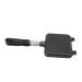 Double Handle Frying Pan Waffle Maker 37 16 4 Non Stick Frying Pan Double Sided Aluminium Alloy with Anti Scalding Handles Pancake Cooking Pot for Kitchen Breakfast