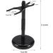 Shaving Brush Stand - Zinc Alloy Holder for Moustache & Razor | Stable & Balanced Black - Buy Online on SooperMarket.com