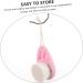 Shop Housoutil Soft Fur Cleansing Makeup Brush Scrubber - Exfoliating Facial Brush for Women - Pink Face Scrubber & Cleanser for Radiant Skin - Buy Online on SooperMarket.com