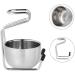 Vepoty 2-in-1 Stainless Steel Shaving Mug & Brush Stand Holder | Premium Grooming Tool for a Perfect Shave - International Shipping Available - Buy Online on SooperMarket.com