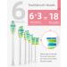 7am2m Sonic Electric Toothbrush - 6 Brush Heads, 90-Day Charge, 5 Modes, Smart Timer - Light Pink - Buy Online on SooperMarket.com