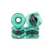 Shark Wheel Title 60 mm 78a, DNA Formula Superior Grip, Smaller Deck Cruising Wheels, Made for Beginners, Youth and Adults, California Roll, (Pack of 4) 60mm Transparent Emerald