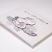 Cute Baby Elephant Grey Photo Album | Silver Stars & Palm Leaves | New Born/Baby Shower | 24 Spaces 4x6 by Happy Homewares - Buy Online on SooperMarket.com