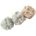 NOLITOY 6 Pcs Natural Loofah Dish Sponge Set | Eco-Friendly Bath & Shower Scrubber | Perfect for Women | Soft Mesh Pouf Cleaning Balls - Buy Online on SooperMarket.com