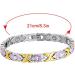 ZSSM Lymph Drainage Magnetic Bracelet 2PCS Magnetic Lymph Detox Bracelet Weight Loss Anti Swelling Therapy Bracelets (Gold) - Buy Online on SooperMarket.com