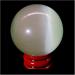 Ornament 1pc Natural White Cat Eye Stone Quartz Crystals Sphere Balls for Gift (Color : 1pc 90-100mm) - Buy Online on SooperMarket.com