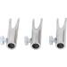 Metal Eyebrow Pencil Sharpener Lightweight Aluminum Alloy U-Shaped Effective Eyebrow Sharpening Tool for Home (Silver) - Buy Online on SooperMarket.com