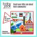 Baby Jack & Co 8x8 Learning Lovey Boston Massachusetts Tag Toy for Babies - Crinkle & Safe - USA Cities & Shapes - BPA Free - Ideal Baby Gift - Buy Online on SooperMarket.com