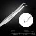 Feita Professional Stainless Steel Volume Eyelash Extension Tweezers - Angled & Curved Precision Tools for 3D-6D Lashes & Hair Removal (Set of 2) - Buy Online on SooperMarket.com