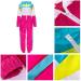 VOIKERDR Women Colorblock One Piece Outfit Set - High Waist Pants & Long Sleeve Zipper Front Jumpsuit - XX-Large, Pink - Buy Online on SooperMarket.com