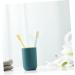 KOMBIUDA Manual Toothbrush Set - 4 Soft Plastic Brushes for Adults & Travel Includes Tongue Brush - Optimal Oral Care - Buy Online on SooperMarket.com
