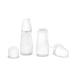 Grand Fusion TSA Approved 3.4 Oz Travel Bottles - 6 Pack for Toiletries Lotions & Creams | Clear Travel Pump Bottles - Buy Online on SooperMarket.com
