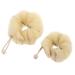 KALLORY Womens Hair Bun Maker 2pcs - French Hair Clip Styling Accessory - Beige Donut Chignon Curler - Buy Online on SooperMarket.com