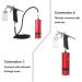 Paint Sprayer Wireless Airbrush Kit with Siphon Trigger Type Spray Gun for Art Model Body Paint Artist Makeup Nail Tattoos Cake Tools for Painting Ceilings Fences cabinets Tm80s Black a - Buy Online on SooperMarket.com