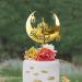 Eid Mubarak Cake Toppers Golden Ramadan Cake Topper Acrylic Moon Cake Topper for Islamic Muslim Festival Decorations - Buy Online on SooperMarket.com