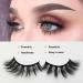 Jane Choi 3D Reusable False Eyelashes - 4 Pairs Handmade Dramatic Lashes with Eyelash Clip (G107) | Long & Thick Makeup Extension - Buy Online on SooperMarket.com