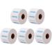 minkissy 5 Rolls Neck Paper Neck Paper Barber Neck Strips Neck Strips Barber Hair Cut Neck Tape Barber Neckband Haircut Neck Strips Shaving Salon Neck Band Paper Towel Roll Disposable
