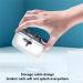 LAXED 1 Piece 2 in 1 Electric Nail Clipper Cutter Automatic Nail Grinder Trimmer Multifunctional Electric Nail Clipper with LED Light for Baby Adult Mini Manicure Tool - Buy Online on SooperMarket.com